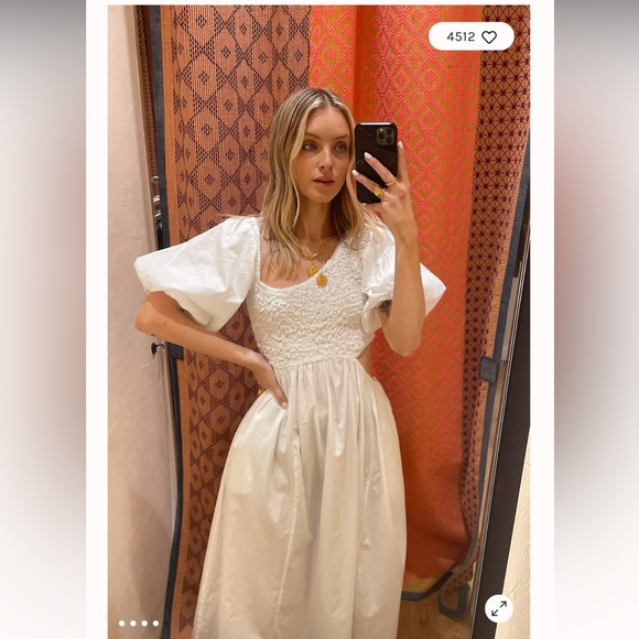 FREE PEOPLE Kalina Midi Dress Endless Summer Size extraSmall - Picture 3 of 4